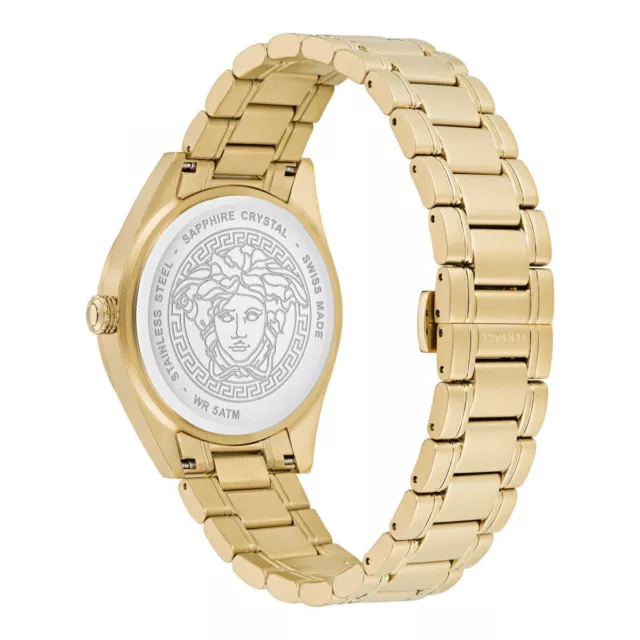 Versace V-code Gold Herren Armbanduhr VE6A00623 2