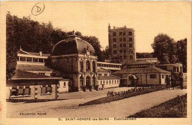 CPA St-HONORÉ-les-BAINS-Establ. (421205)