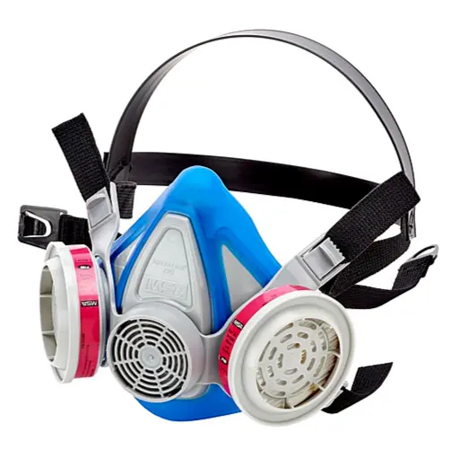 Reusable Half Face Respirator Facepiece Mask & 2 P100 Particulate Filters Medium