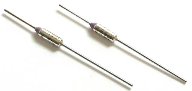 2 Each New Microtemp ® Zdbbhf G4A00 184C Tf Thermal Cutoff Fuse