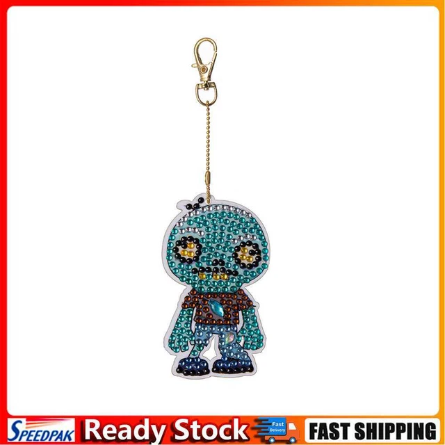 Cartoon Diamond Painting Keychain DIY Luminous Key Ring Pendant (DSK047)