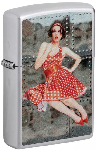 Zippo - Zippo - Pin Up Polka Dot   Noseart - 81422 - Bnib
