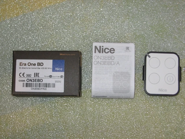 NICE  EMETTEUR  ERA ONE BD 3 canaux Bi-directionnel     -   Référence ON3EBD