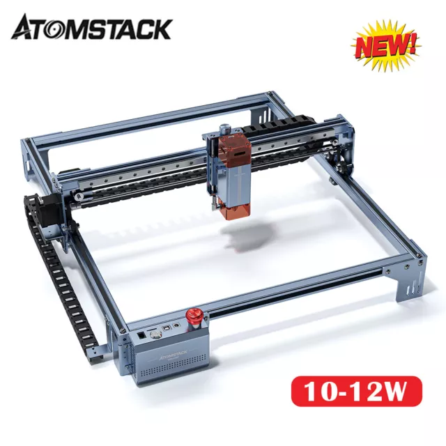 Atomstack A10 V2 50W Lasergravier Laser cutter Graviermaschine 40x40cm für Holz