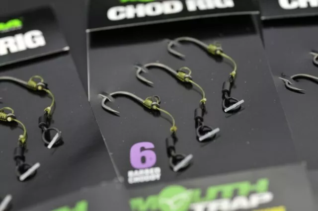 Korda New Carp Fishing Ready Tied Chod Rigs All Types