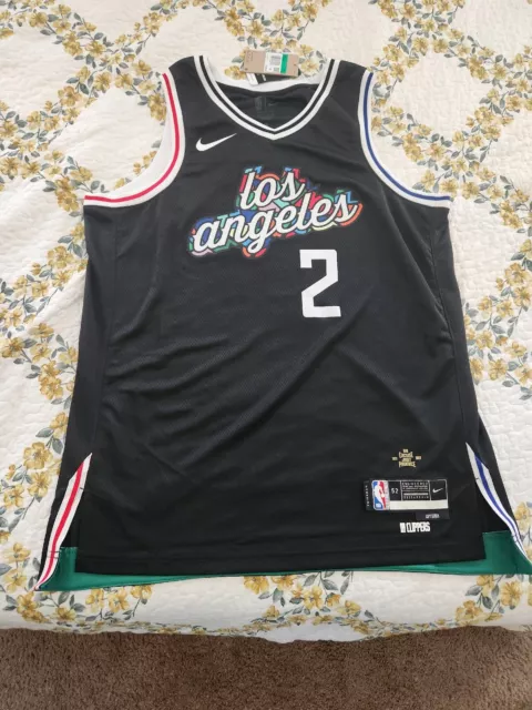 NWT Mens Nike LA Clippers Kawhi Leonard City Edition Swingman Jersey Sz  Small 40