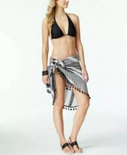 Collection XIIX Stripe Circle Wrap, Scarf & Cover-Up in One MSRP $48