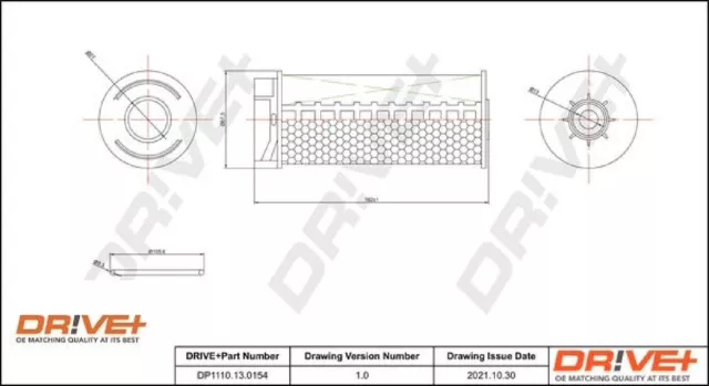 Dr!ve+ DP1110.13.0154 Kraftstofffilter Kraftstoffilter für Iveco für Yamaha