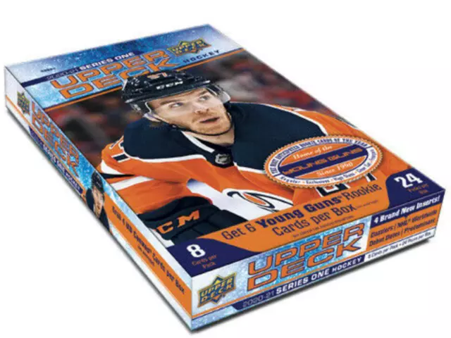 2020-21 Upper Deck Series 1 Hockey Hobby Box Factory Sealed Young Guns