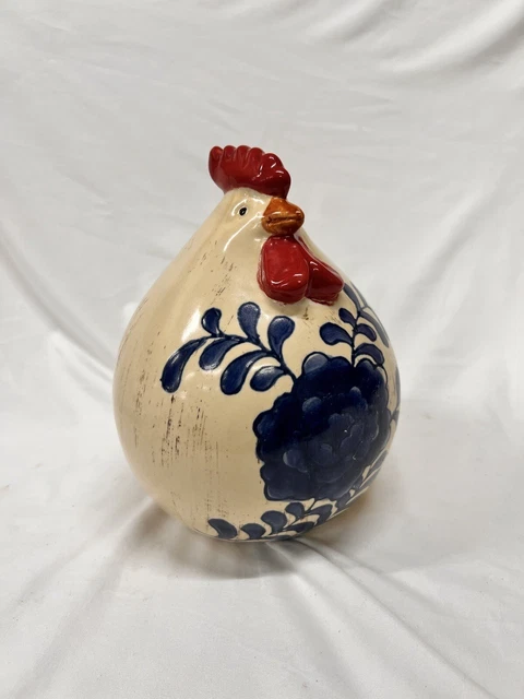 Rooster Ceramic Crock Style Scandinavian Style