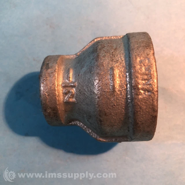 1" X 1/2" Black Malleable Iron Reducing Coupling FNIP