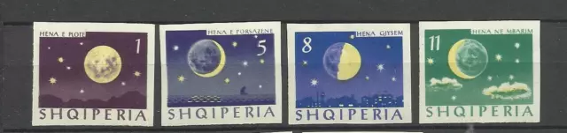 Albanie YT 694/97 Non Dentelés** Phases de la Lune