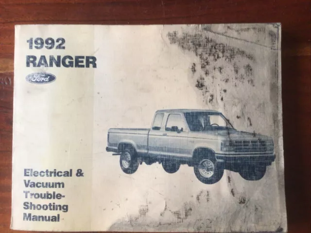 1992 Ford Ranger Electrical Vacuum Shop Service Evtm Manual