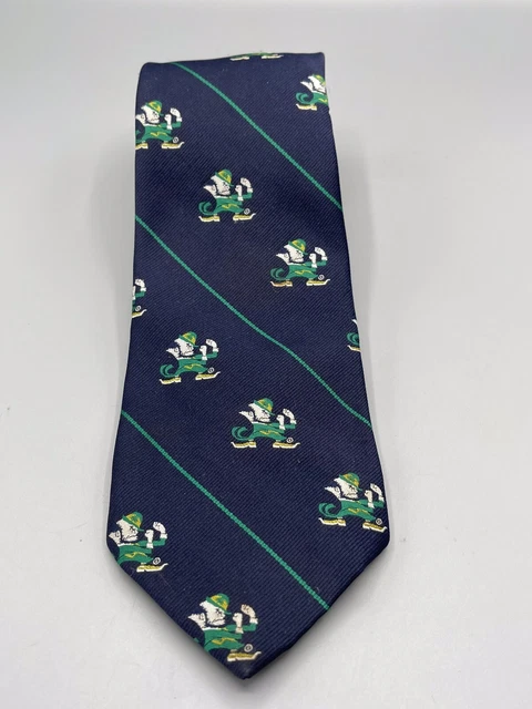 Vintage Univ. of Notre Dame FIGHTING IRISH  Necktie Men's Tie Campus Classic