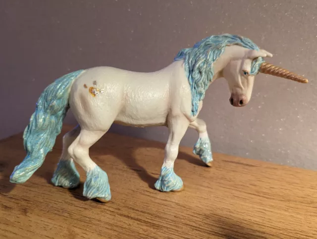 PAPO 38824 Einhorn weiß/blau