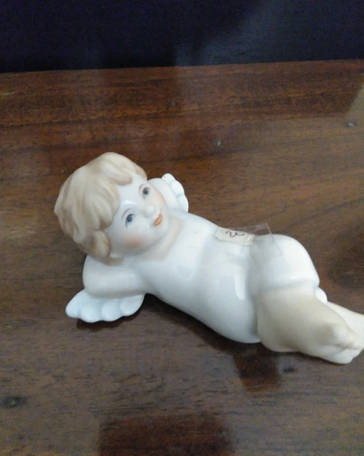 Hutschenreuther"Anton sogna" statuina Coll."Emma & Anton"cm 10