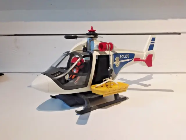 Playmobil 71203 hélicoptère de secours- city action - les secours