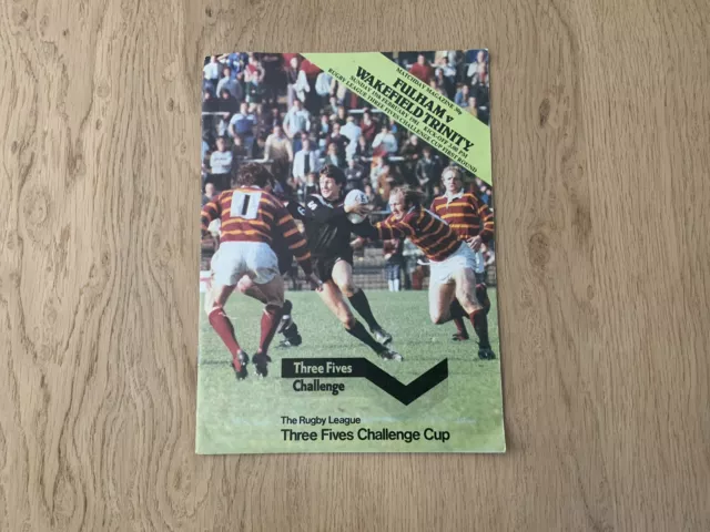 Fulham v Wakefield Trinity -1980/81 Challenge Cup First Round -Sunday 15/2/1981