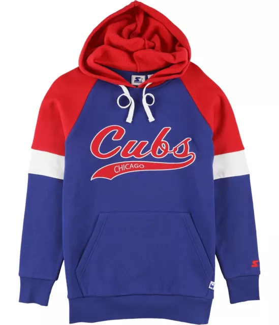 STARTER Herren Chicago Cubs Kapuze Sweatshirt, Blau, M