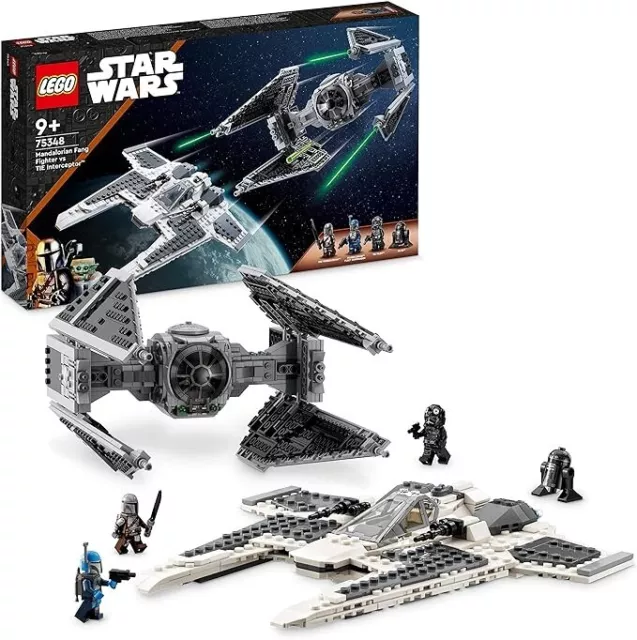 LEGO 75348 OVP Star Wars Mandalorianischer Fang Fighter vs. TIE Interceptor Set