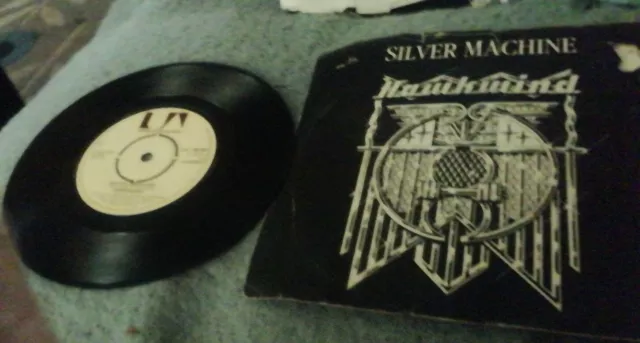 HAWKWIND SILVER MACHINE 7" 45 vinyl single record UK 1972 United Artists