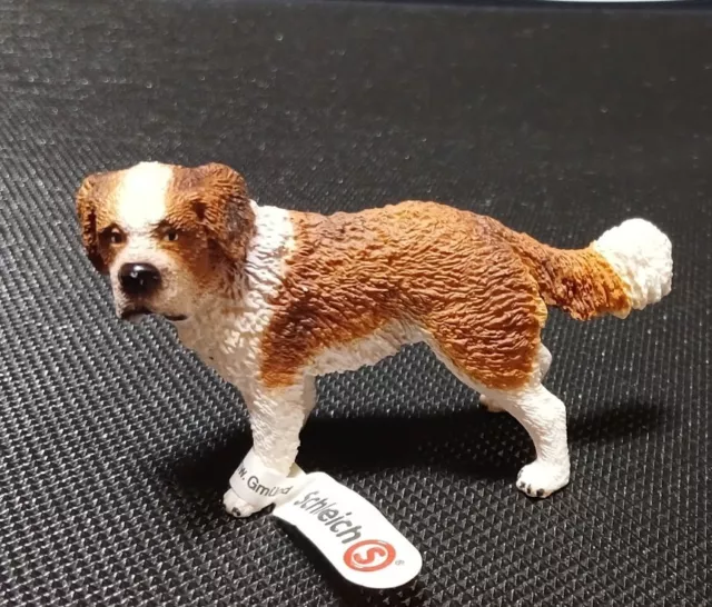 SCHLEICH ST. BERNARD Dog 16833 Retired And Rare To Find. New With Tag. 12.00 PicClick UK