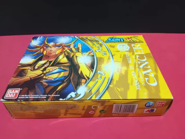 figura caballero de oro cancer mascara de muerte caballeros del zodiaco bandai 3