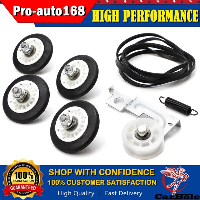 4581EL2002C 4400EL2001A DRYER Roller Drum Belt Idler Pulley Repair Kit