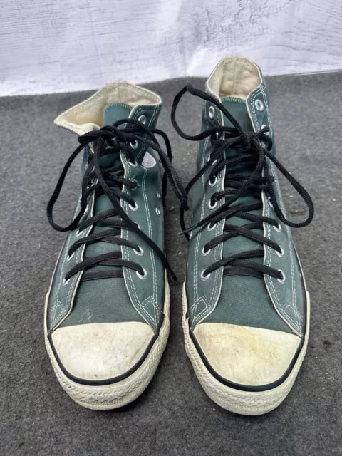 Vintage Converse Chuck Taylor All Star High Top Green Made In USA Size US 11.5 3