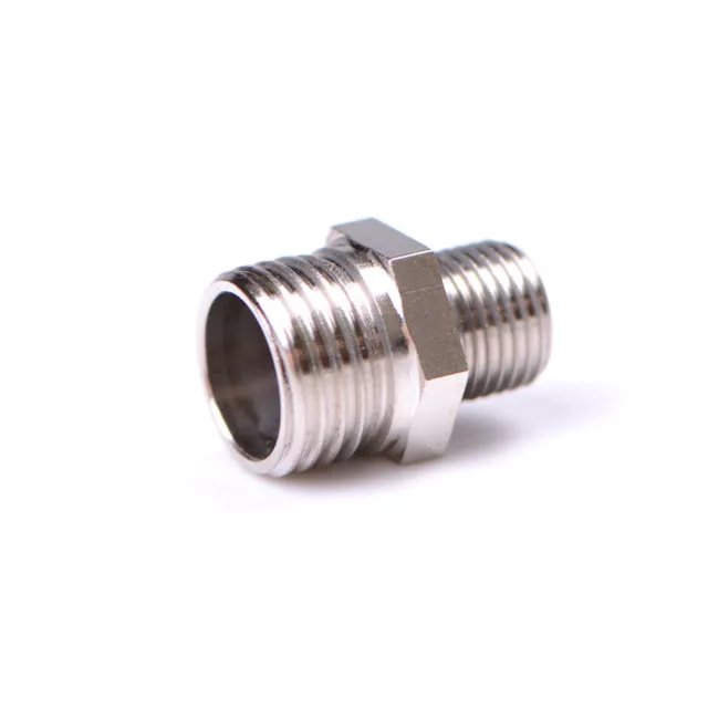 1/4'' BSP Male to 1/8'' BSP Male Airbrush Hose Adaptor Fitting Connect YK