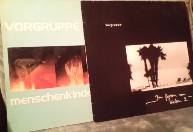 Vorgruppe 2 LPs: Menschenkinder & Im Herzen von Nielsen 2  Minimal Punk Wave