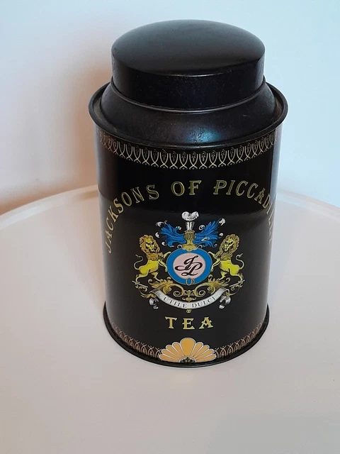 Boîte à Thé Métal Jacksons Of Piccadilly – Rouge Cylindrique