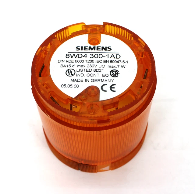 Siemens 8WD4 300-1AD Ambre Pile Lumière