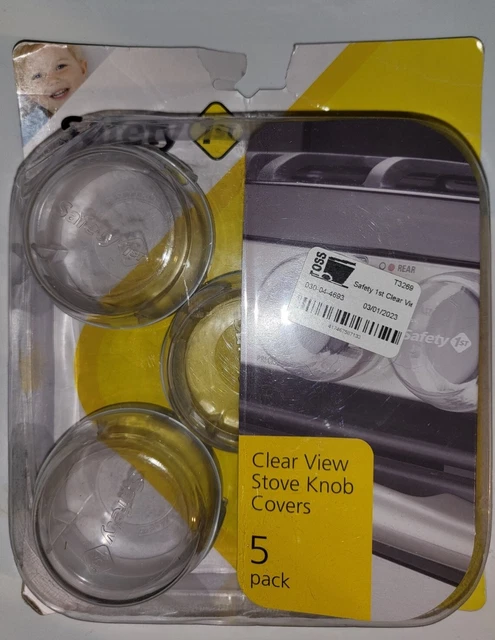 Cubiertas de perno para estufa de visión transparente a prueba de niños Safety 1st (Juego de 5)