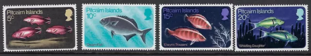 PITCAIRN ISLANDS : 1970 Fishes set  SG111-4  MNH