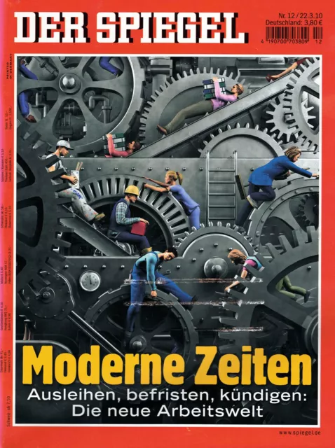 DER SPIEGEL Heft 12/ 2010 (22.3.2010)  Die neue Arbeitswelt
