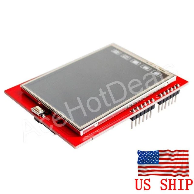 New 2.4 Inch TFT LCD Shield Touch Board Display Module For Arduino UNO