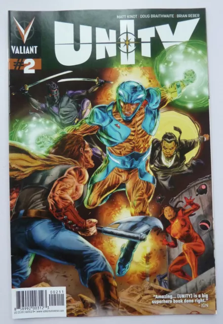 Unity #2 - 1st Printing - Cover A Valiant Comics December 2013 VF- 7.5