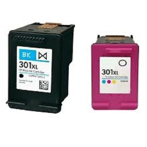 Cartucce Nero+Colore 301Xl Per Hp Envy 4500 4502 4504 4508 5300 5530 5532 5534