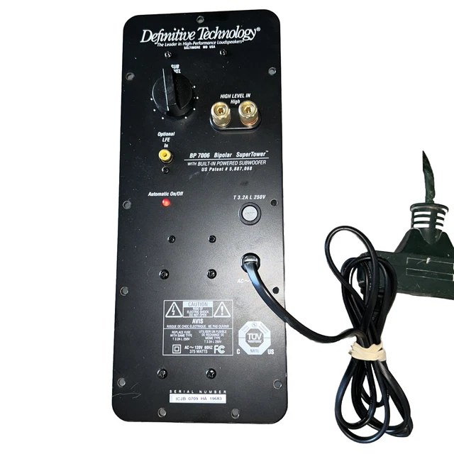 Definitive technology bp 2006 hot sale parts