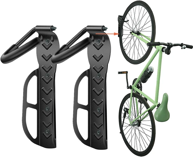 Bike Rack Garage Wall Mount Bicycles 2-Pack Storage System Vertical Bike Hook fo