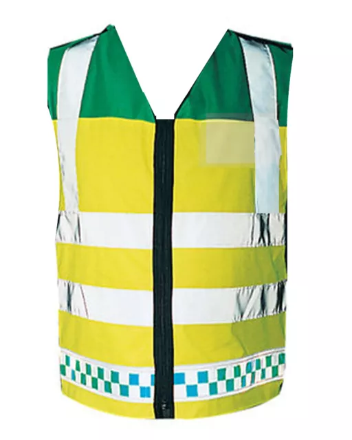 Paramedic Emergency EMT Ambulance Visibility Safety Vest 6 Sizes