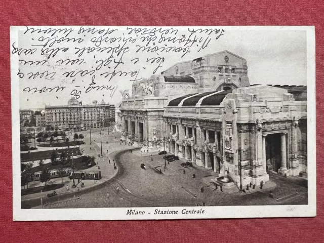 Cartolina - Milano - Stazione Centrale - 1938