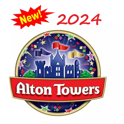 2 X Alton Towers Tickets  Tuesday 1st October 2024 (1/10/2024) FAST  DELIVERY