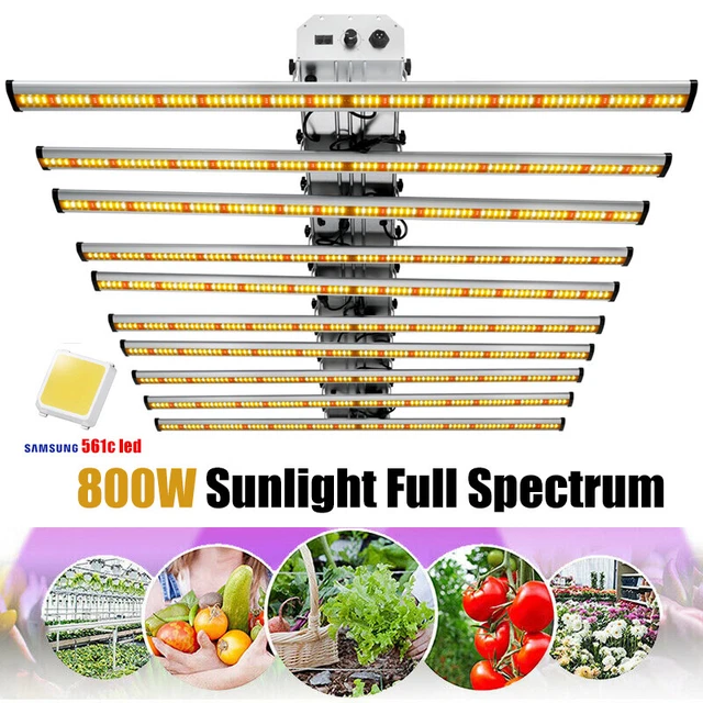 PHLIZON PB-10 800W Led Grow Light Bars for Indoor Plant Commercial Lamp ...