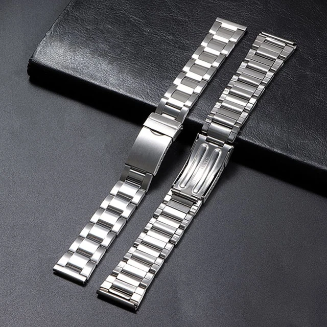 Cinturino Dell'orologio 381273 Metallo Argento 12mm - Cinturini Per Orologi In Acciaio 12mm - Cinturini Orologi In Metallo - Cinturini Per Orologi Universali - Foto 8