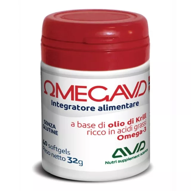 Omega 3 Avd Reform 40 capsule | Omegavd con olio di Krill