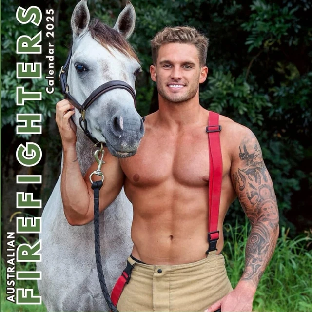 CALENDAR 2025-2026: OFFICIAL australian firefighters 2025 With horse