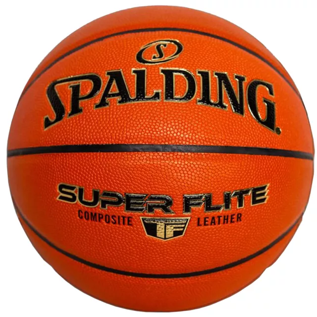 ballons de basket Unisexe, Spalding Super Flite Ball, Orange