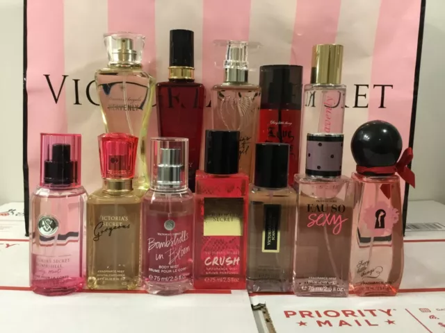 Victoria's Secret Fragrance Body Mist Perfume Spray 2.5 Oz Travel Size - Pick 1